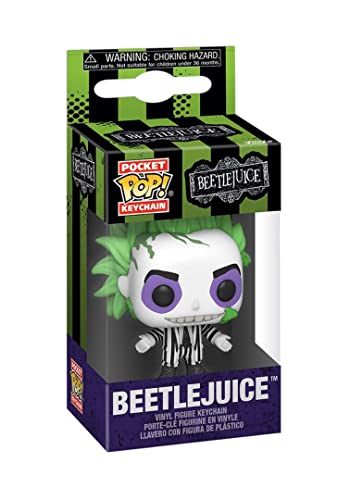 Funko Pop! Keychain Beetlejuice Horror S8 - Mini Figura In Vinile Da Collezione Novità Portachiavi - Riempitivi Per Calze - Idea Regalo - Merchandisin