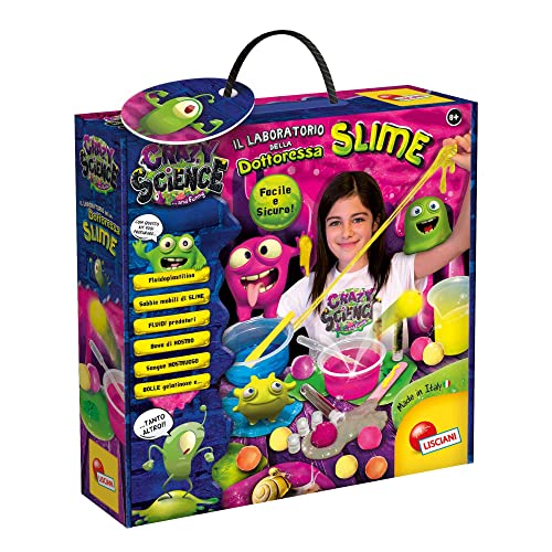 Liscianigiochi- Crazy Science Laboratorio Della Dottoressa Slime, Multicolore, 75102