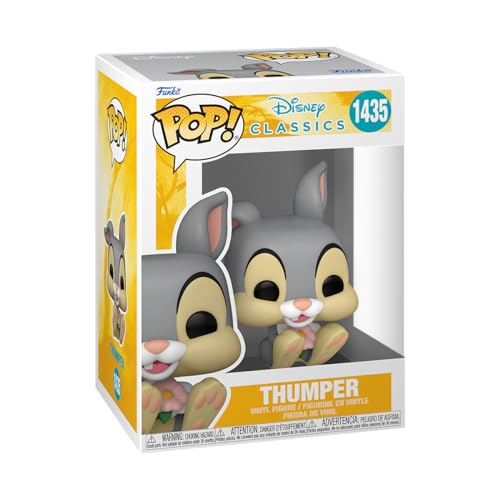 Funko Pop! Disney: Bambi 80Th - Thumper - Tamburino - Figura In Vinile Da Collezione - Idea Regalo - Merchandising Ufficiale - Giocattoli Per Bambini 