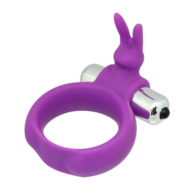 Anello vibratore rabbit stimolazione clitoride ritardante uomo in Silicone