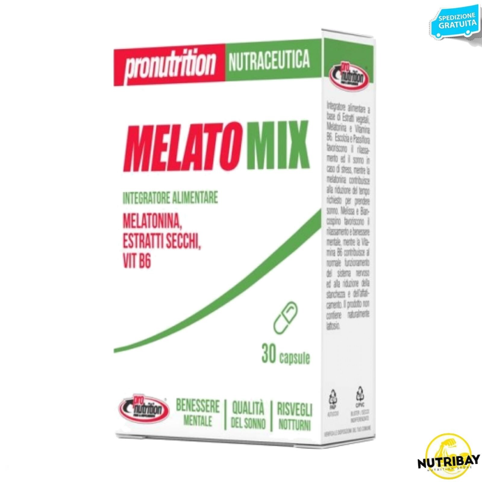Pronutrition Melatomix - 30 cpr Integratore per sonno e relax