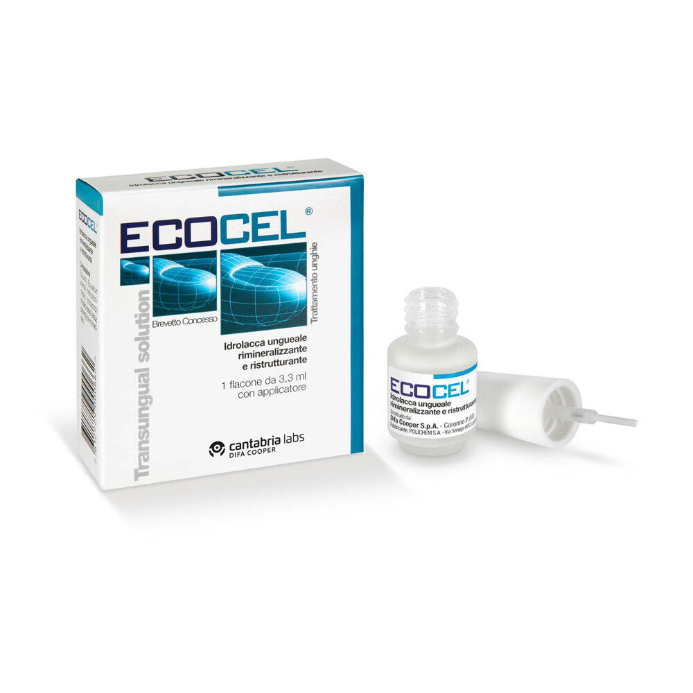Cantabria Labs Ecocel - Idrolacca Ungueale Ristrutturante, 3.3ml
