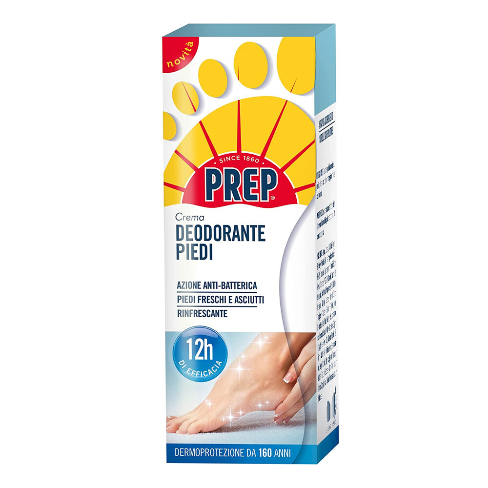 Prep Crema Deodorante Piedi Rinfrescante Elimina Cattivi Odori 48h 75ml