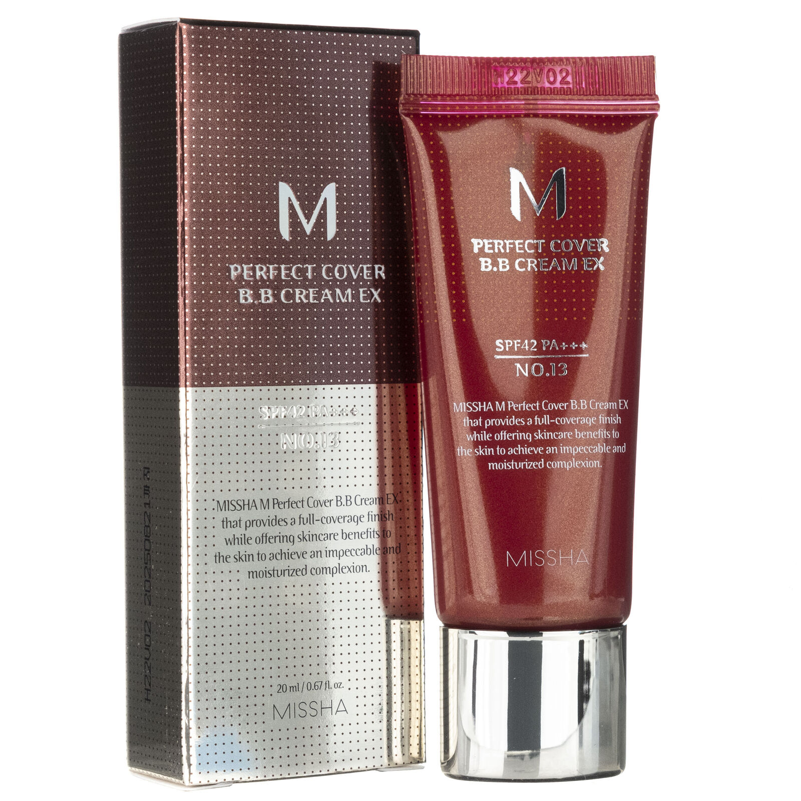 Missha M Perfect Cover BB Cream tonalita Bright Beige n. 13, 20 ml