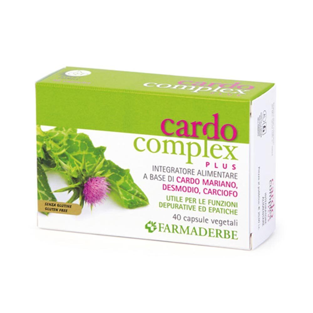 Farmaderbe Cardo Complex Plus Integratore Alimentare, 40 Capsule