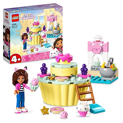 Lego La Casa Delle Bambole Di Gabby Divertimento In Cucina Con Dolcetto, Giocattolo Con I Personaggi Di Gabby E Dolcetto, Cupcake Da Decorare E Access