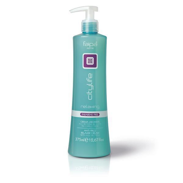 Maschera crema lisciante capelli crespi proteine del latte FAIPA RELAXING 375 ml