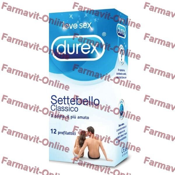 DUREX SETTEBELLO CLASSICO CONFEZIONE DA 12 PEZZI