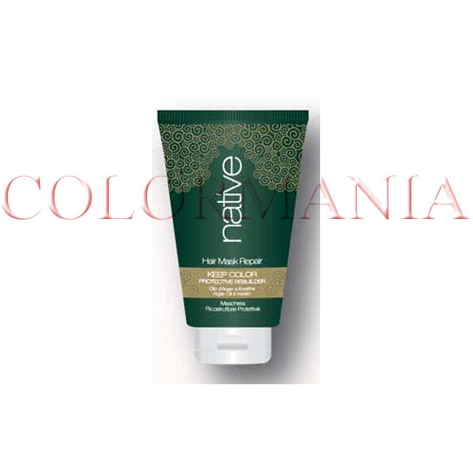 NATIVE MASCHERA RISTRUTTURANTE IDRATANTE KERATINA E OLIO ARGAN 250 ML EDELSTEIN