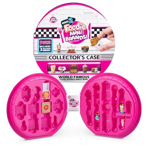 5 Surprise- Custodia Per Collezionisti Foodie Mini Brands Series 2 Valigetta Da Collezione, Colore Collector'S Case, Small, 77441
