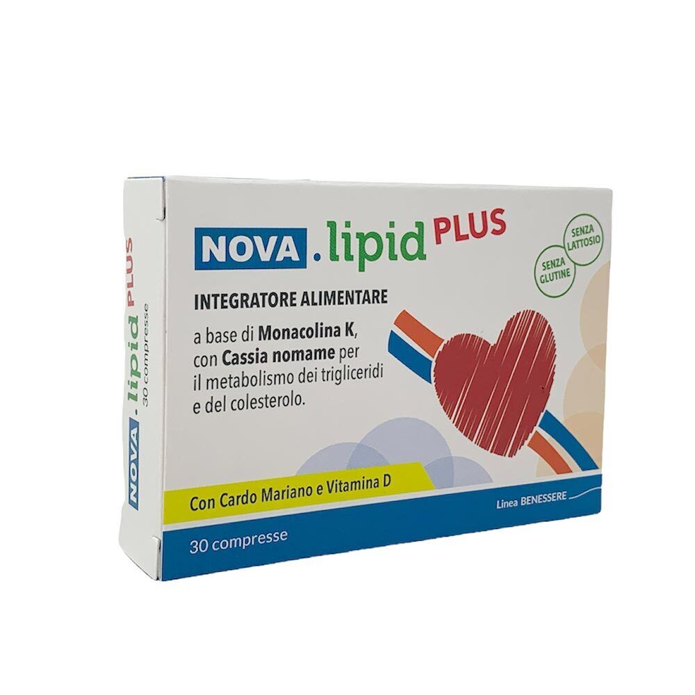 Nova Argentia Nova. Lipid Plus Integratore Alimentare Colesterolo, 30 compresse