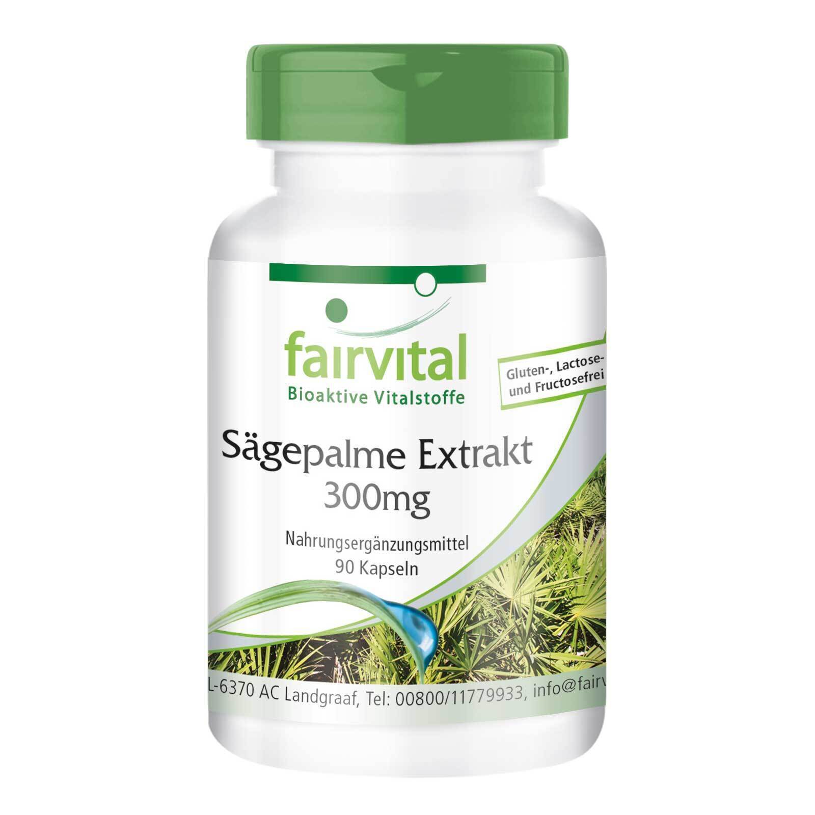 Estratto di Saw Palmetto 300 mg - 90 Capsule - Fitosteroli, Vescica...