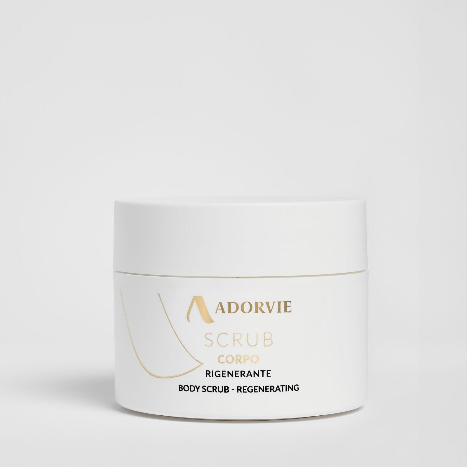 ADORVIE Scrub Corpo Rigenerante Acido Ialuronico Olio di Mandorla Calundula