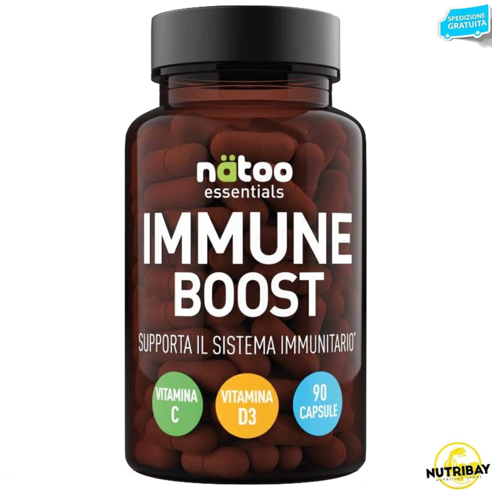 Natoo Essentials Immune Boost - 90 caps Multivitaminico forte