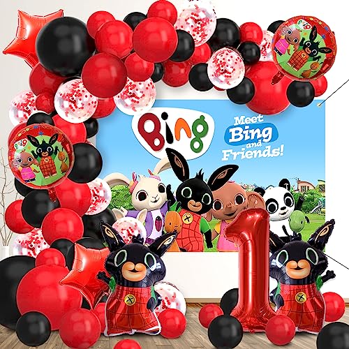 70 Pezzi Decorazione Compleanno 1 Anni, Palloncini Alluminio 1 Anni, Sfondo Compleanno, Palloncini Compleanno Decorazione Set 1 Anni, Palloncini Compl