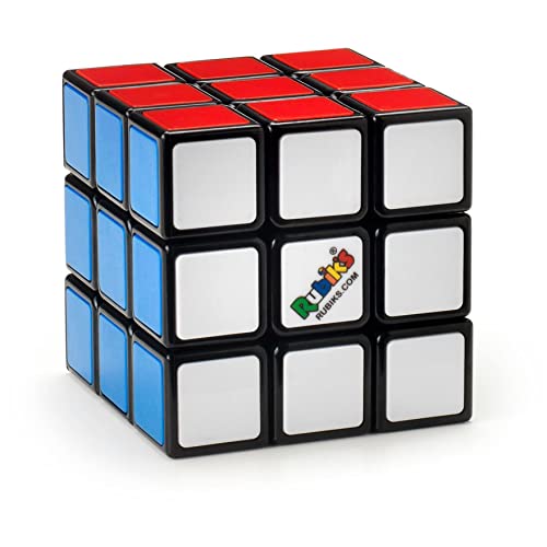 Rubik'S, Spin Master, Il Cubo Classico 3X3, L'Originale, Per Bambini Dagli 8+, Rompicapo Professionale A Cobinazione Di Colori, Problem-Solving