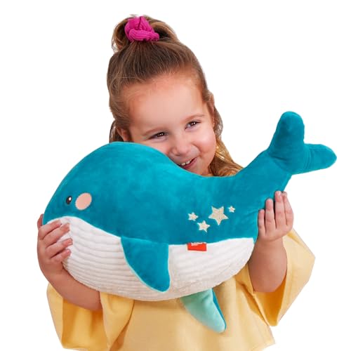 B.- Squishies Abbracciabili – Balena Di Salice Willow Softies Huggable Plush Whale, Colore, 62243455689
