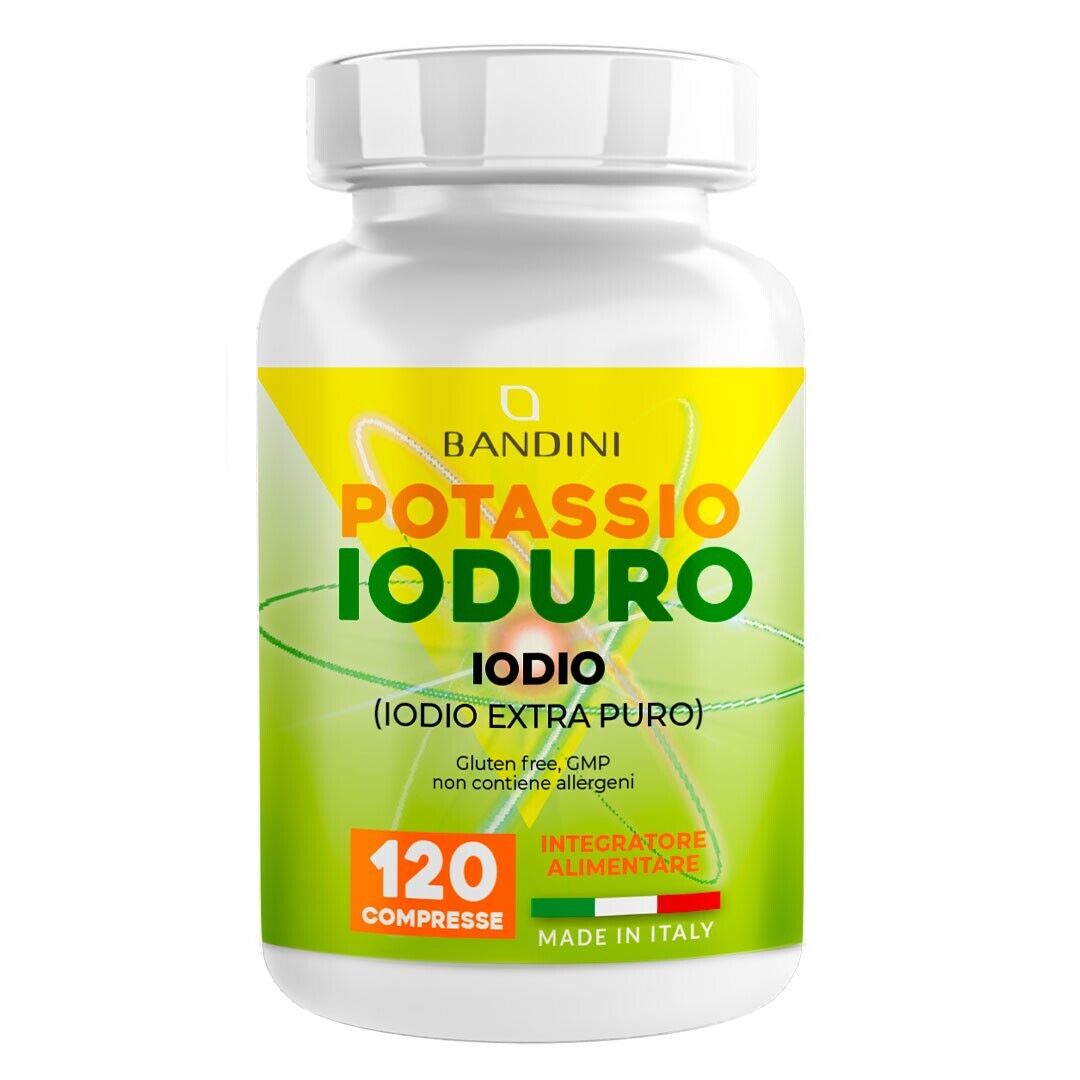 Bandini® IODURO DI POTASSIO 225 mcg PER COMPRESSA 120 Compresse 100% Vegan