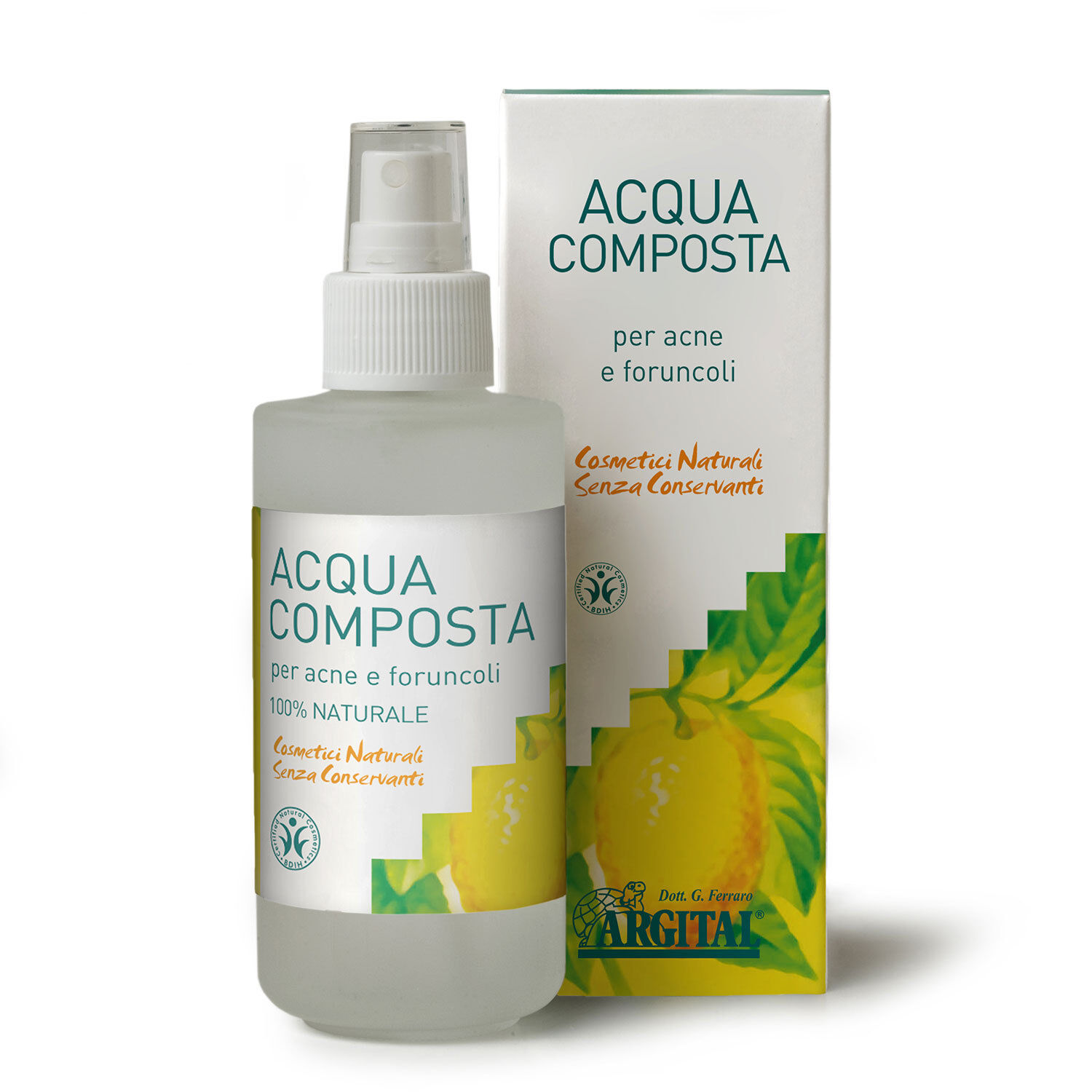 Argital Acqua Composta 125 ml per pelli acneiche e foruncolose