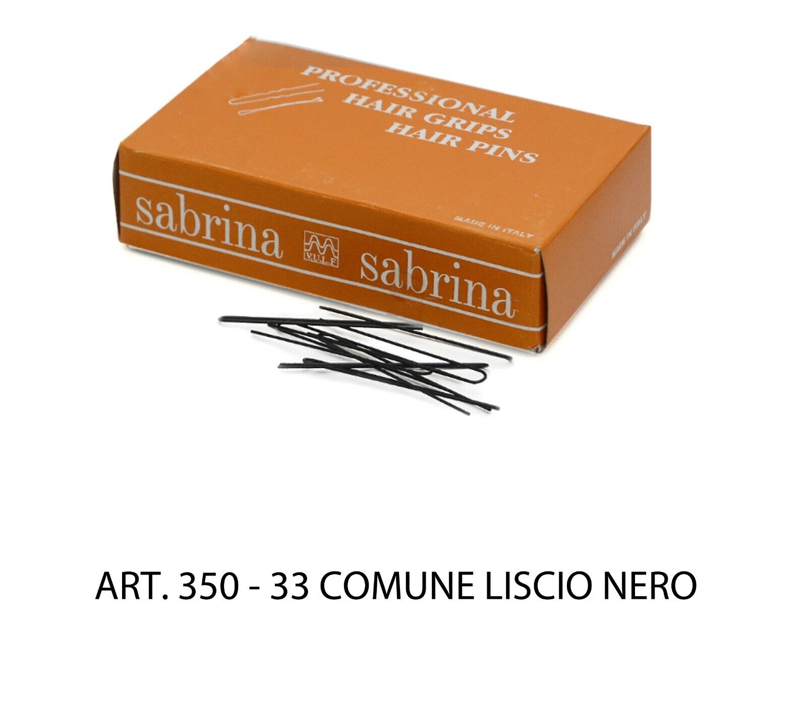 FORCINE COMUNI GROSSE per Capelli PROFESSIONALI VULF art.350 LISCIO NERO 500 gr