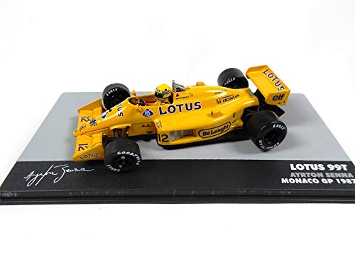 Opo 10 - Ayrton Senna Lotus 99T # 12 - Vincitore Monaco Gp Formule 1-1987 1:43 Altaya (708)