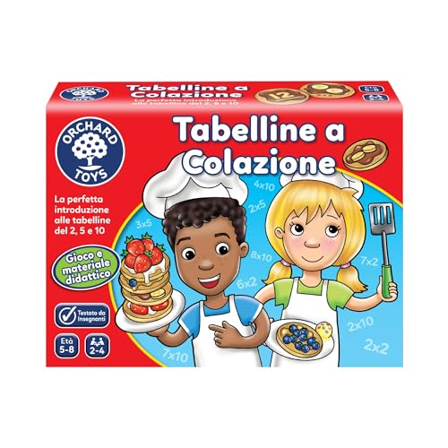 Tabelline A Colazione - Gioco Educativo Di Numeri E Conteggio Per Bambini Da 5 A 8 Anni (Edizione Italiana)
