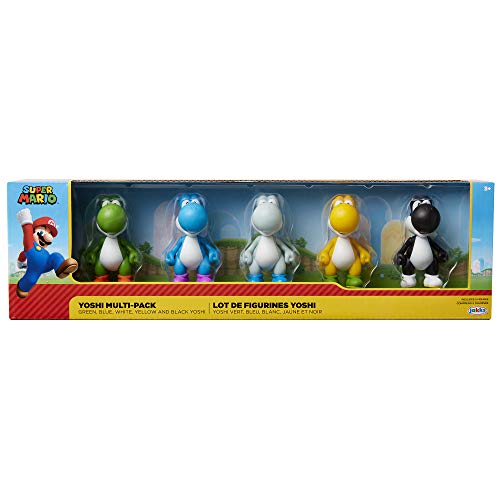 Nintendo Super Mario 5Er Set Bunte Yoshi`S, 6,5 Cm