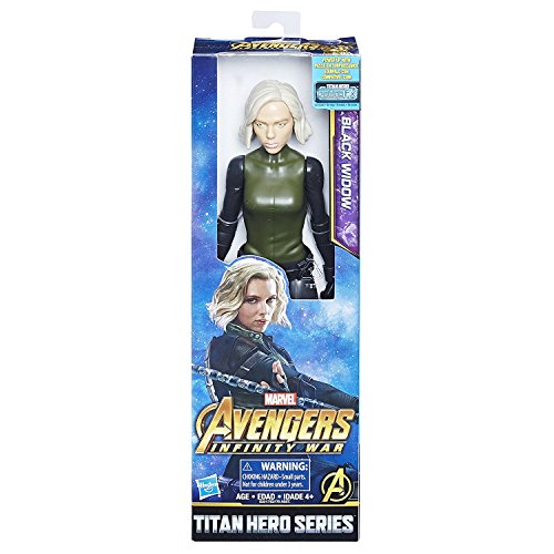 Marvel Infinity Krieg Titan Hero Serie Black Widow Con Porta Titan Hero Power Fx