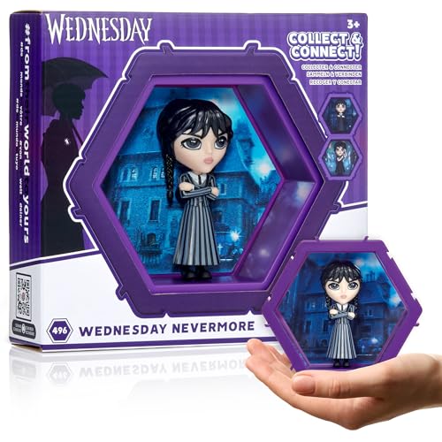Pods 4D Wednesday Addams Nevermore Uniform | Figura Da Collezione Collegabile Che Esplode Dal Loro Mondo Nel Tuo | Espositore Da Parete O Scaffale | G