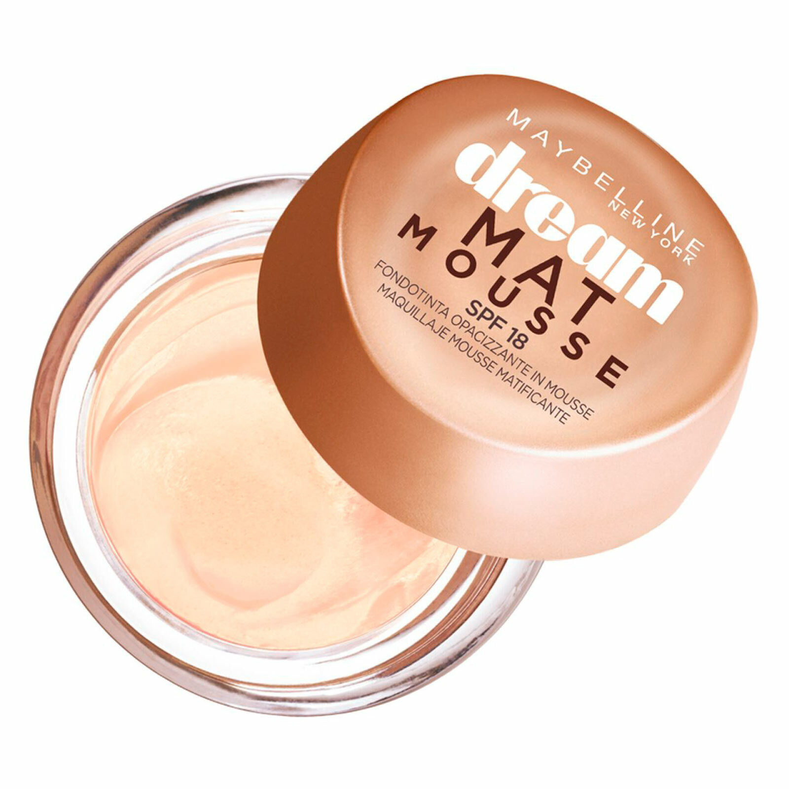 Maybelline New York Fondotinta Opacizzante Dream Mat Mousse Colore 21 Nude SPF18
