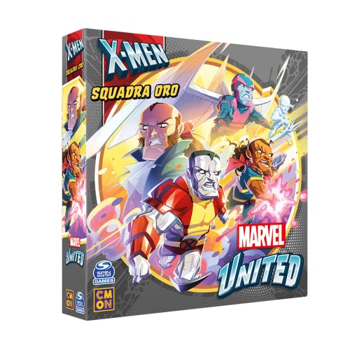 Asmodee - X-Men United: Squadra Oro - Espansione Gioco Da Tavolo, Edizione In Italiano