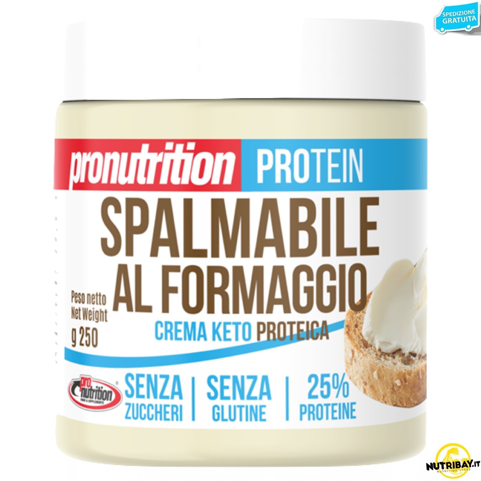 Pronutrition Crema Spalmabile al Formaggio - 250 gr