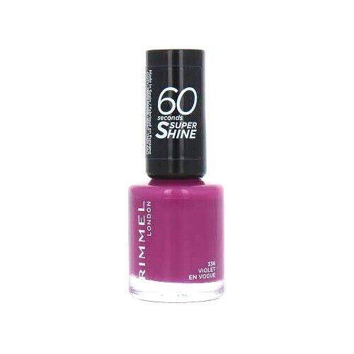 RIMMEL SMALTO UNGHIE 60" SECONDS VIOLA VIOLETTO 336 VIOLET EN VOGUE purple nails