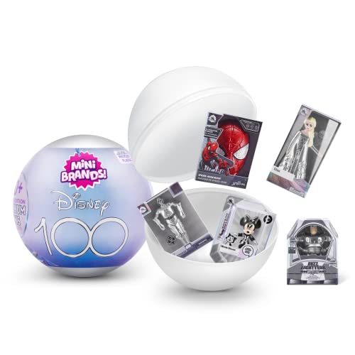 5 Surprise 77426 100 Years Of Wonders, Mini Brands Disney Platinum Limited Edition, Capsula A Sorpresa A Capsula Singola, Giocattolo Da Collezione Ori