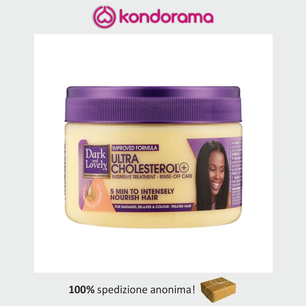 DARK & LOVELY CREMA BALSAMO MASCHERA PER CAPELLI NUTRIENTE DISTRICANTE PROTEICO
