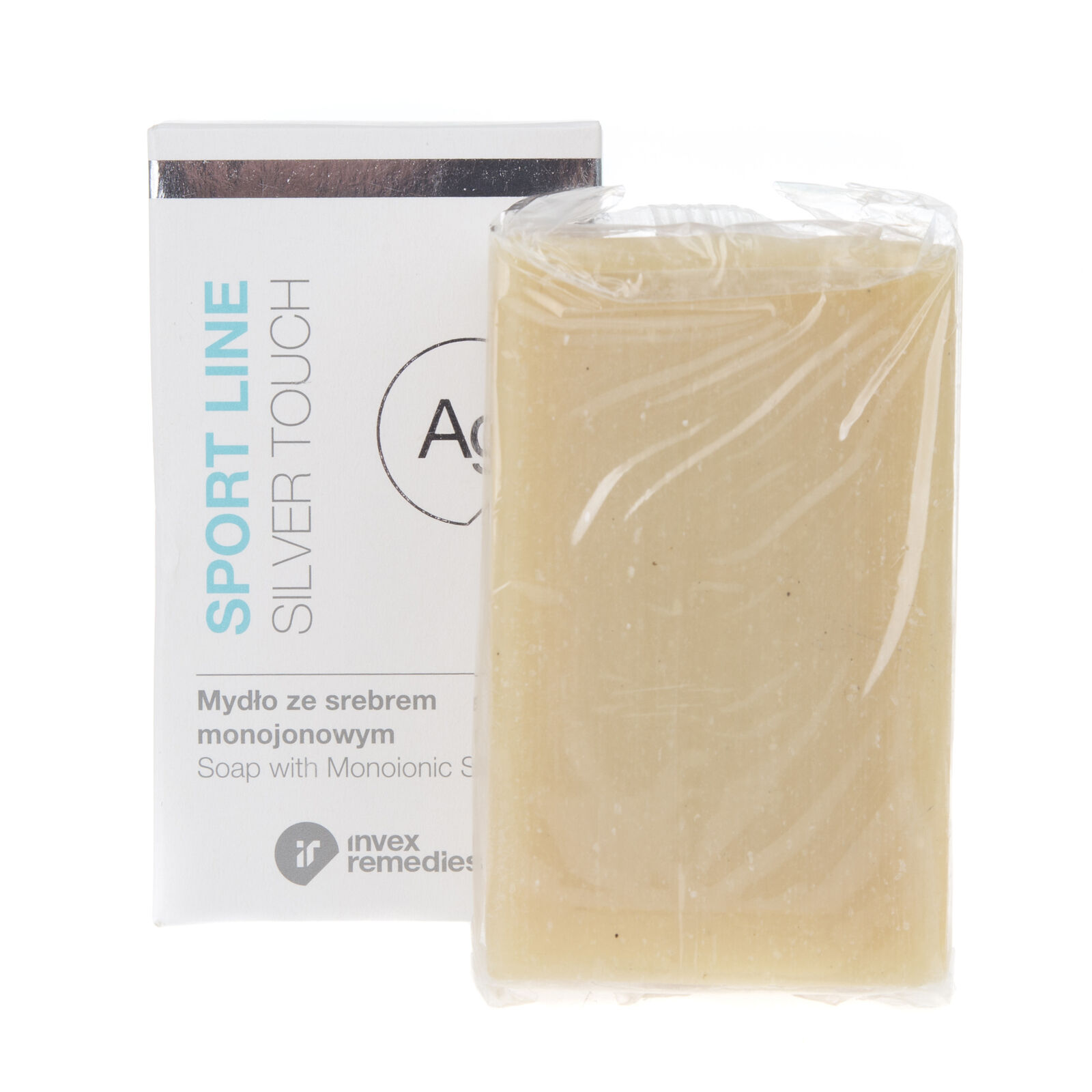 Invex Remedies Sapone all'argento monojonico Ag, 100 g