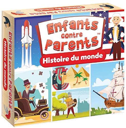 Kangur Jeu De Plateau Histoire Du Monde Familial Jeux De Société Pour Enfants Et Adultes Quiz Jeu De Cartes Enfants Contre Parents Version Française D