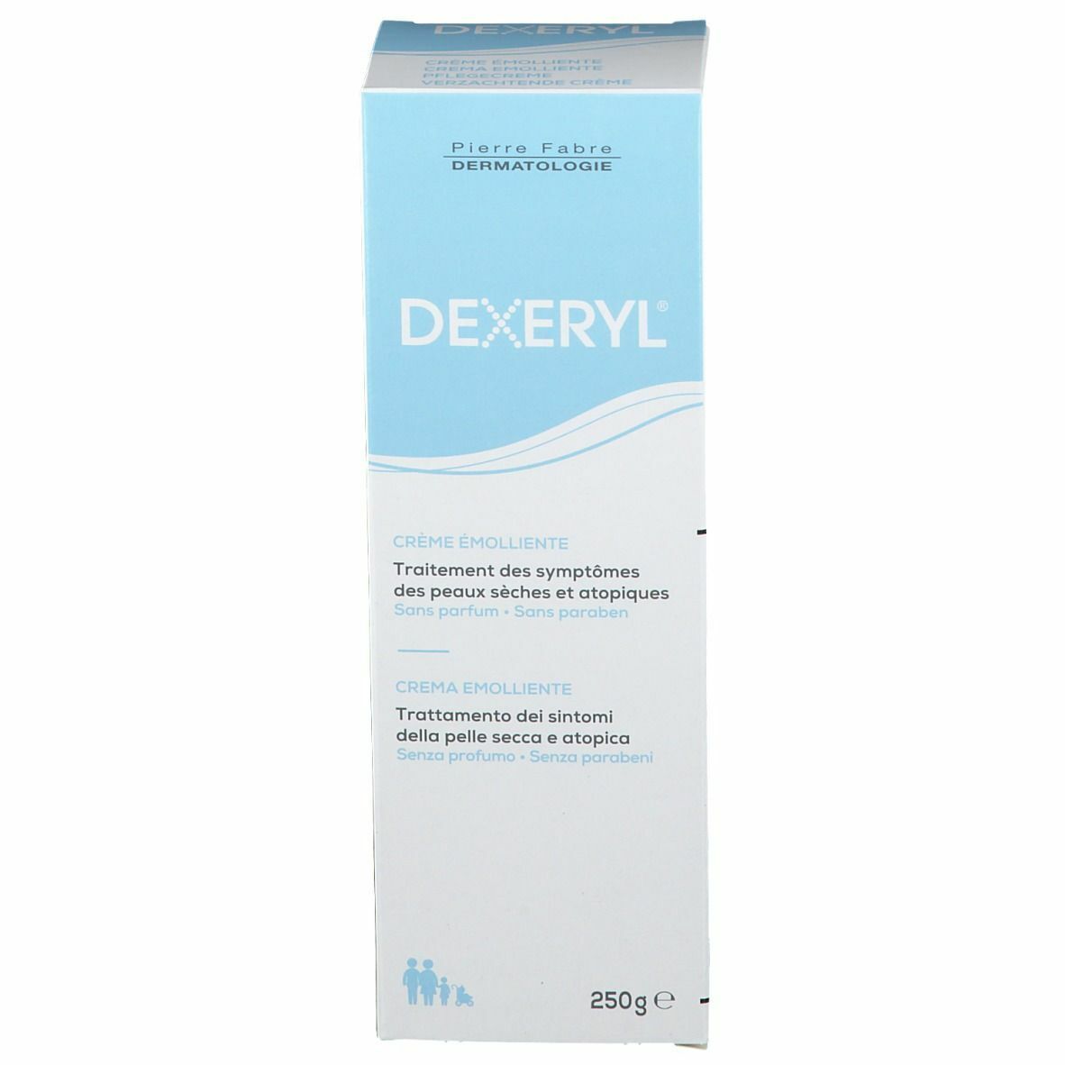 DEXERYL CREMA EMOLLIENTE - TRATTAMENTO PELLE SECCA E ATOPICA 250 g PIERRE FABRE