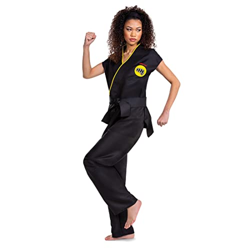 Disguise Costume Cobra Kai Classico Adulti, Vestito Ufficiale Netflix Kobra Kai Adulti Taglia L