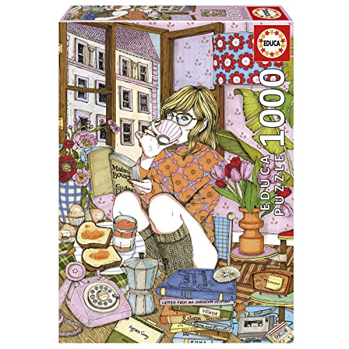 Educa - Tempo Per Me, Ana Jarén | Puzzle Da 1000 Pezzi Per Adulti. Misura Una Volta Assemblato: 48 X 68 Cm. Include La Colla Del Fix Puzzle +14 Anni (