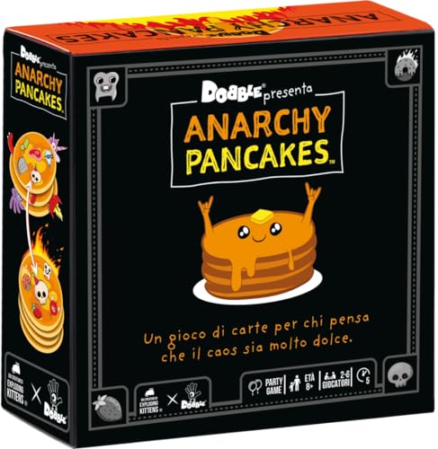 Asmodee - Dobble Anarchy Pancakes - Gioco Di Carte, 2-8 Giocatori, 6+ Anni, Edizione In Italiano