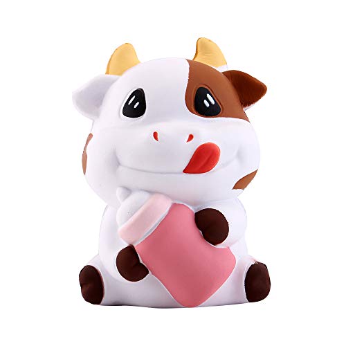 Anboor 3.1 "Squishies Mucca Kawaii Bottiglia Di Latte Morbido Rallentatore Profumato Animale Squishies Antistress Kid Spremere Giocattoli