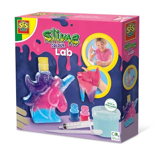 Ses Creative 15016 Slime Colour Lab-Unicorn, Taglia Unica