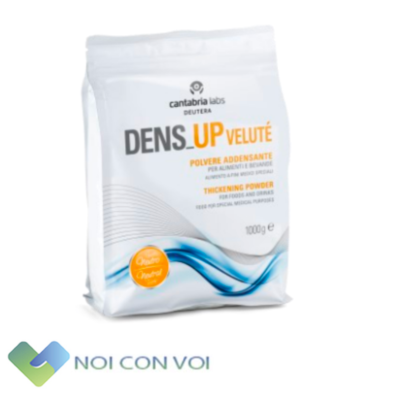 DENS UP Veluté Polvere Addensante per Disfagia, Busta richiudibile da 1 kg