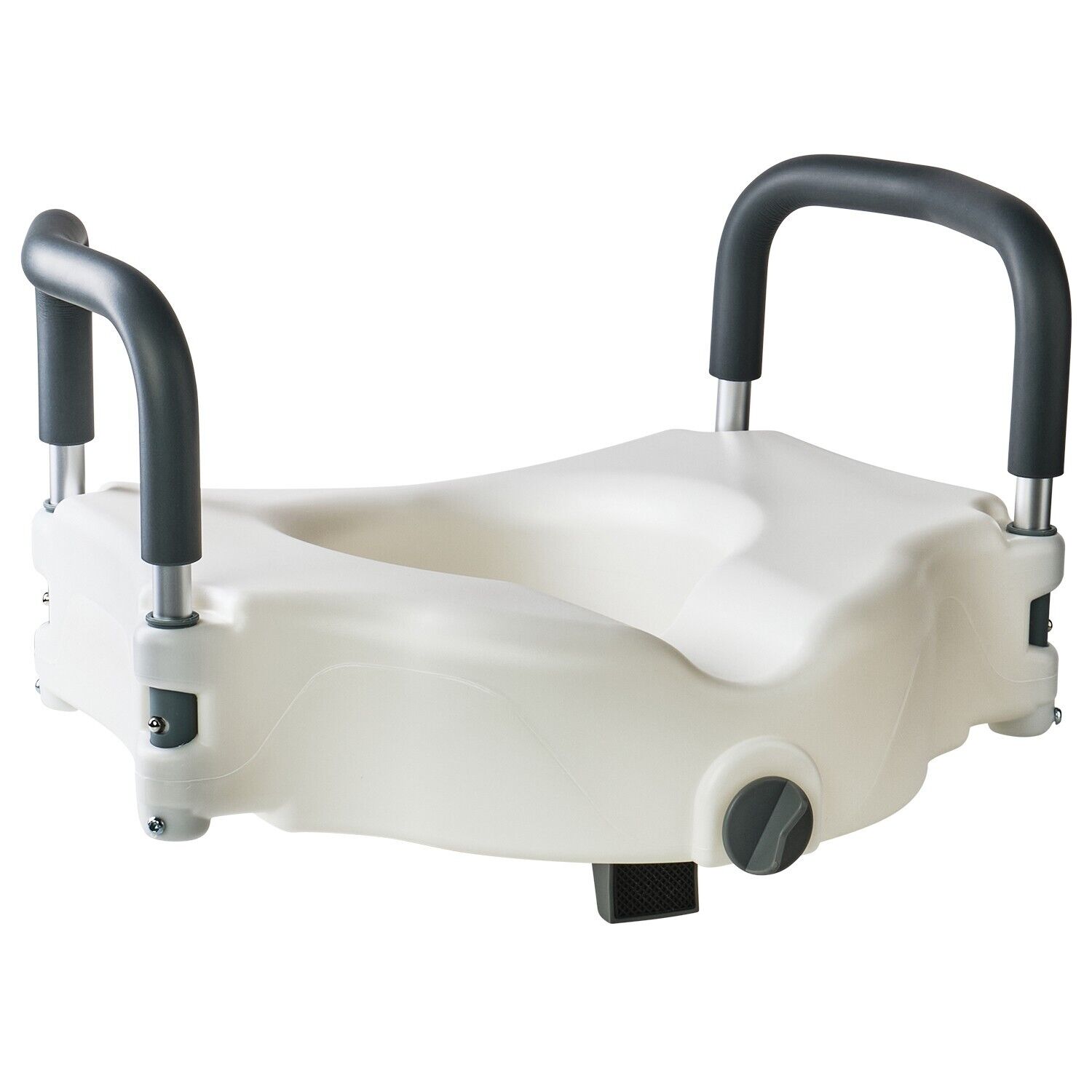 RIALZO WC CON BRACCIOLI ESTRAIBILI ALZAWATER DISABILI ANZIANI SOLLEVATORE WC