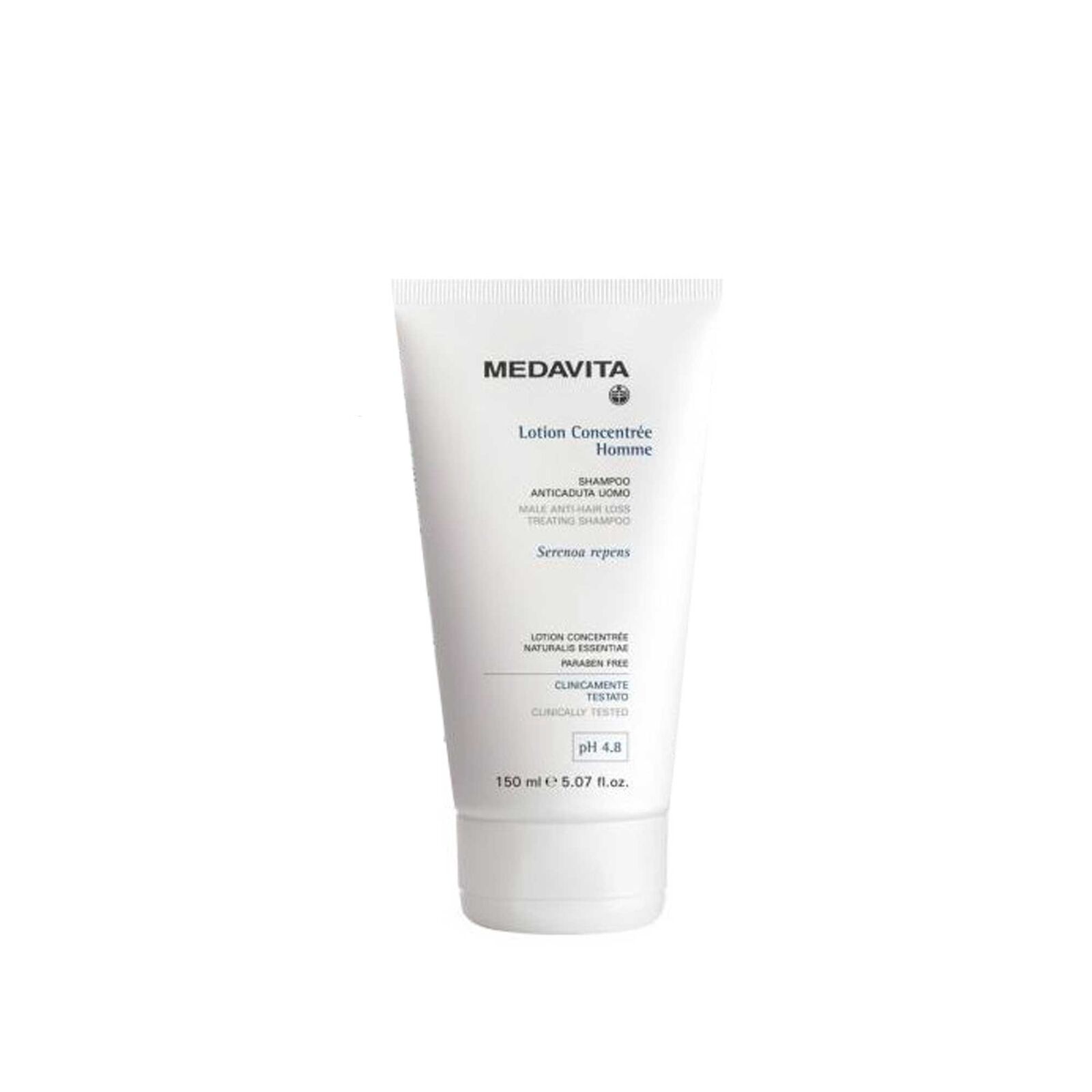 Medavita Lotion Concentree Homme Shampoo Anticaduta UOMO 150ml shampoo uomo