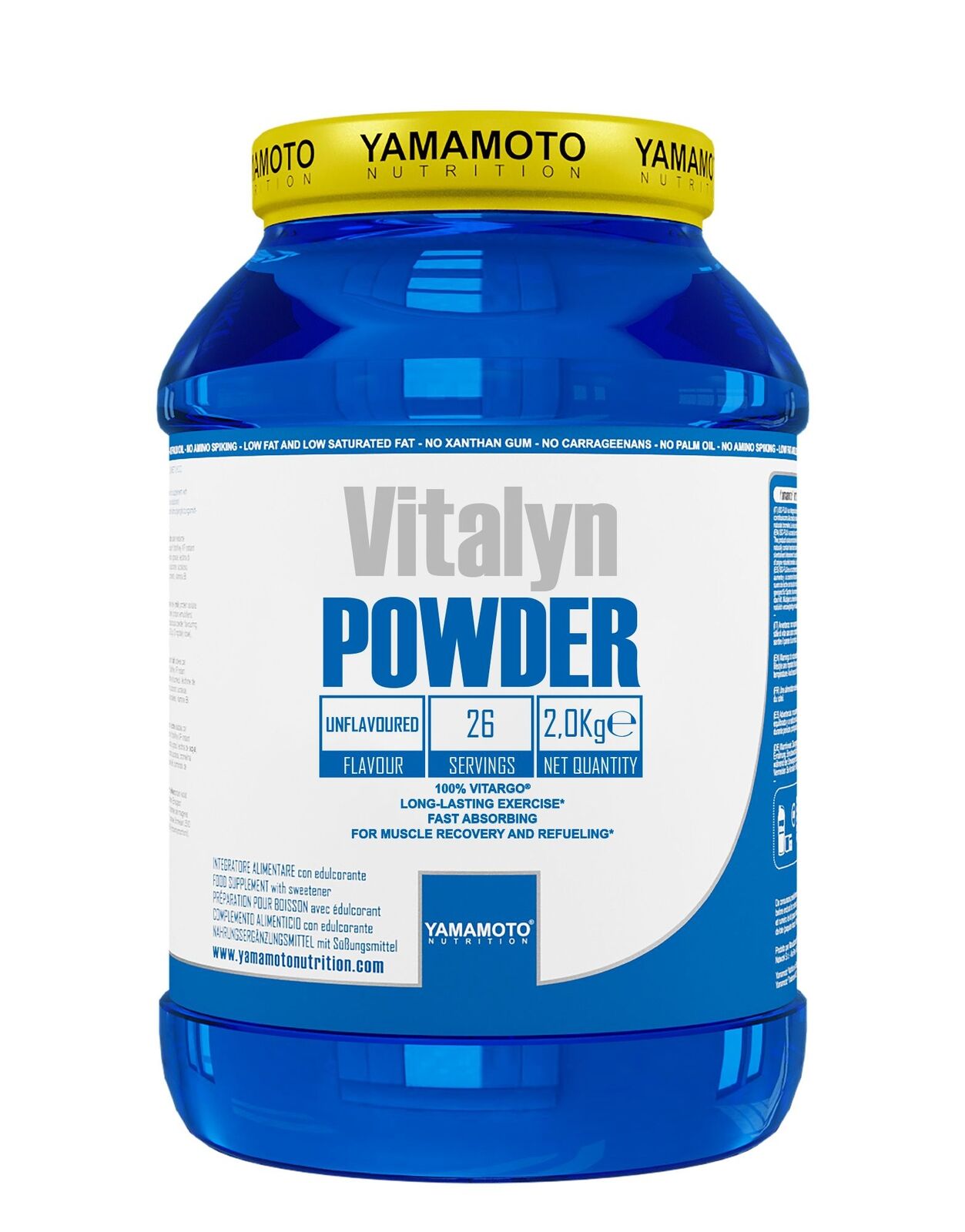 YAMAMOTO VITALYN 2KG VITARGO Carboidrati Complessi Rapido Assorbimento Recupero