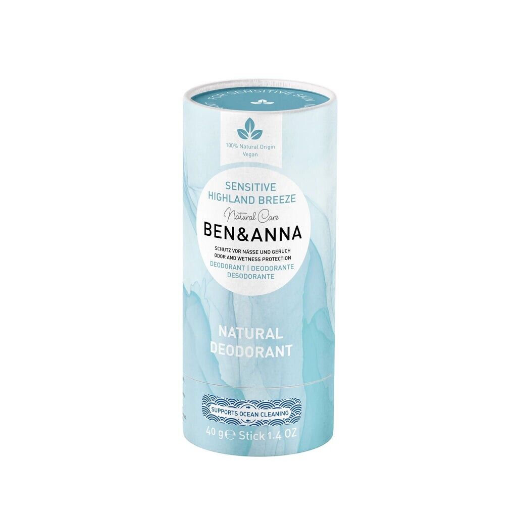 Ben&Anna Deodorante senza soda Sensitive Highland Breeze 40 g