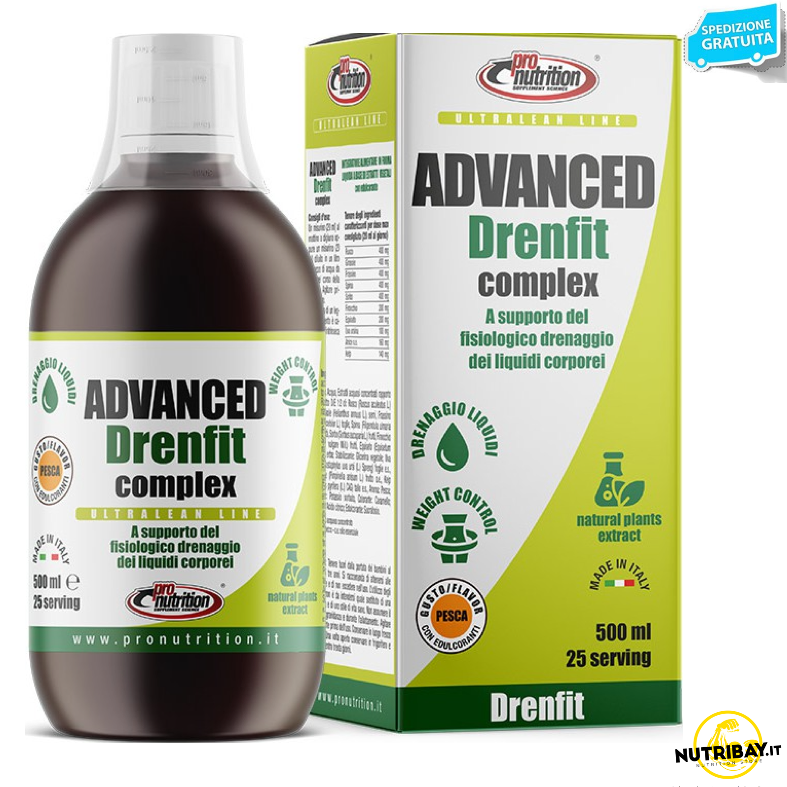 Advanced DrenFit Complex di PRONUTRITION - 500 ml DRENANTE