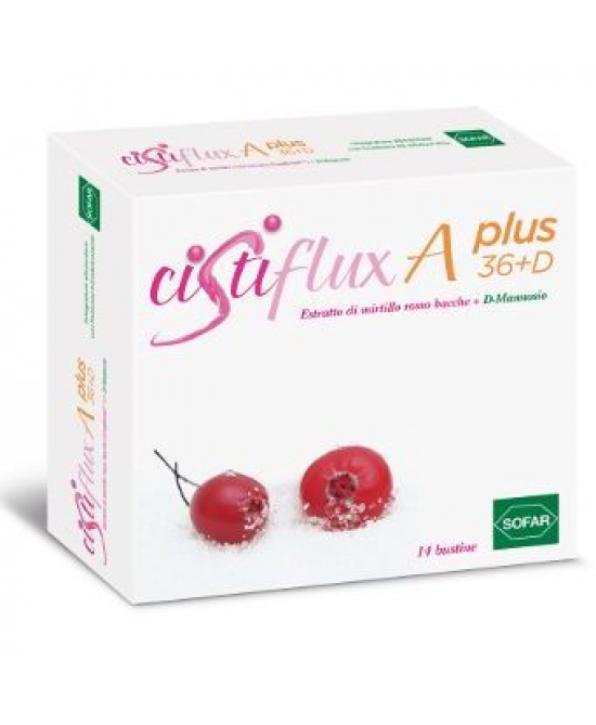 CISTIFLUX A PLUS 36+D - 14 BUSTINE - INTEGRATORE VIE URINARIE - SOFAR